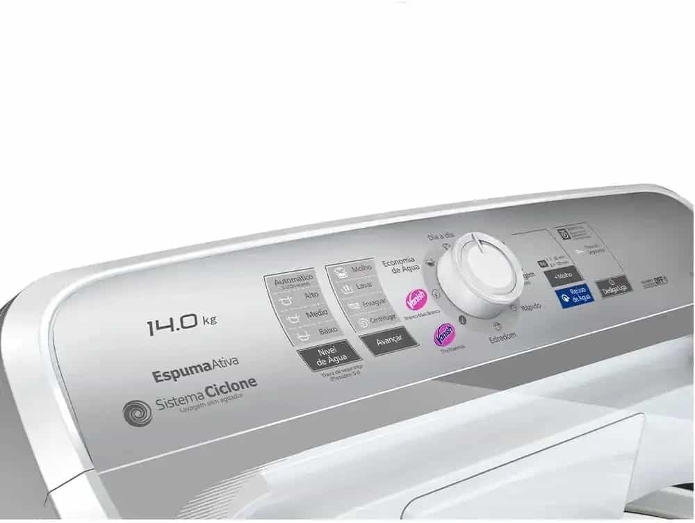 Máquina de lavar Panasonic 14kg é boa​